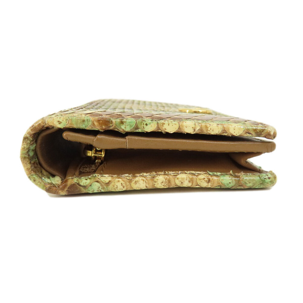 Gucci Python Leather Compact Wallet Bifold - image 3
